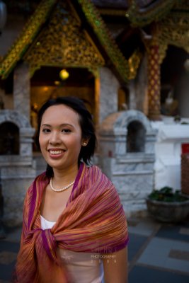 Sher Li at Wat Phrathad Doi Suthep