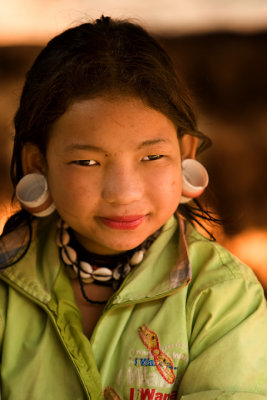Karen hill tribe girl, Thailand