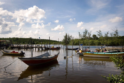 Kampung Balok fishing village