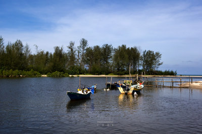 Kampung Balok fishing village