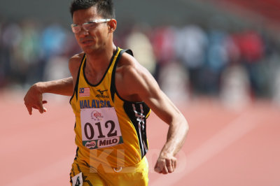 Malaysia's Mohd Raduan Emeari winning the 100m T36 (1CWS1508.jpg)