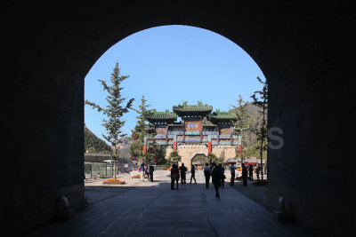 Entrance to the Great Wall of China