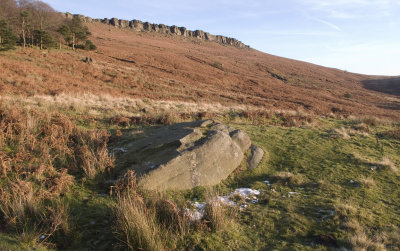 Stanage Edge from the Plantation