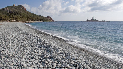 Dramont and cobble beach