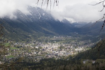 Chamonix from Bossons