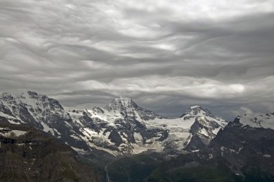 Wild skies over Breithorn