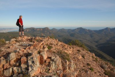 SD on Mt Vinagre, highest point in the Esterel