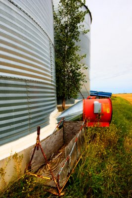 Behind the Granary