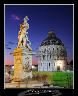 Fontana dei Putti - Piazza dei Miracoli  -  Pisa