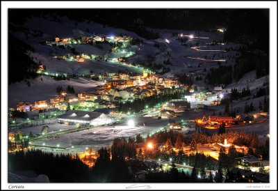 Corvara by night