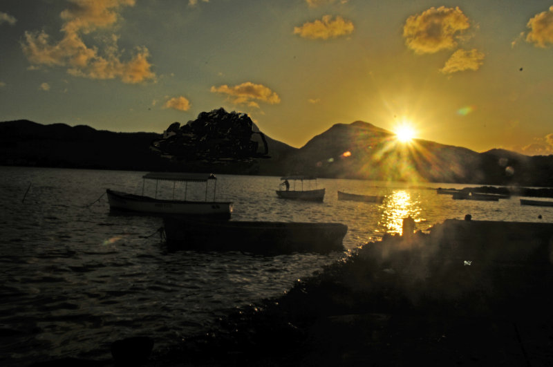 Indian Ocean at sunset