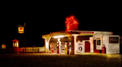 Pegasus In The Night Old US10, Ellensburg, WA