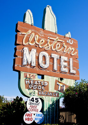 Western Motel, El Camino Real (Old US 101), Santa Clara, California