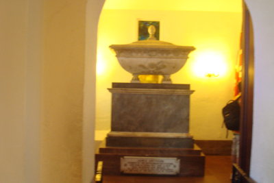 James Smithson's Tomb in the Smithsonian Castle Welcome Center
