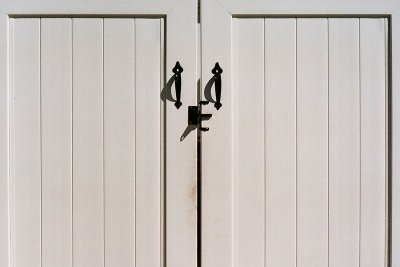 white doors