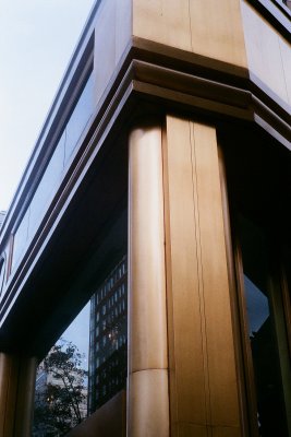 reflected