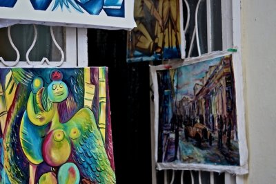 the art gallery in Havana