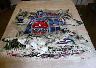 Wolf Totem Twin Size Blanket - Raffle/Auction