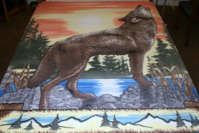 Wolf Fleece Blanket - Raffle