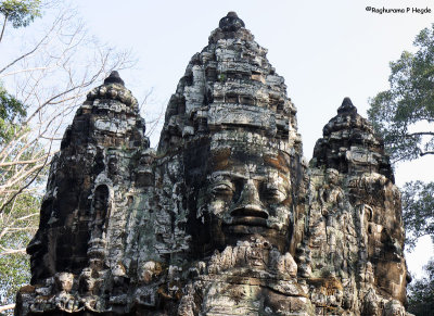 The faces on the gopura