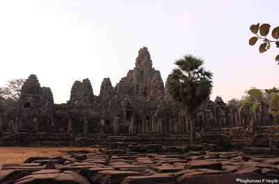 Bayon as seen just afer sunrise