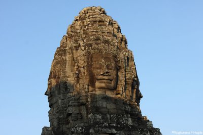 One of the faces if Bayon