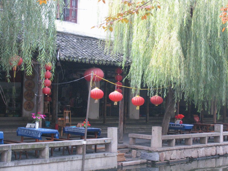 Open air tea house