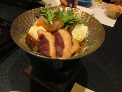 Sukiyaki style hot pot