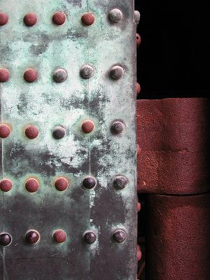 Gate Hinge at Nijo Castle, Japan