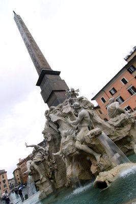 Fontana dei Quattro Fiumi by Bernini, Piazza Navona - Rome