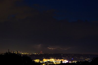 Seattle lightning flash