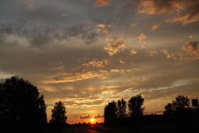 berg sunset