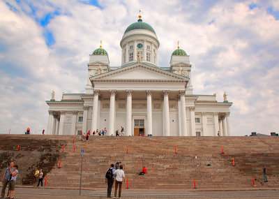 Helsinki's Lutheran Cathedral, built from 1830 to 1851 in a neoclassical style