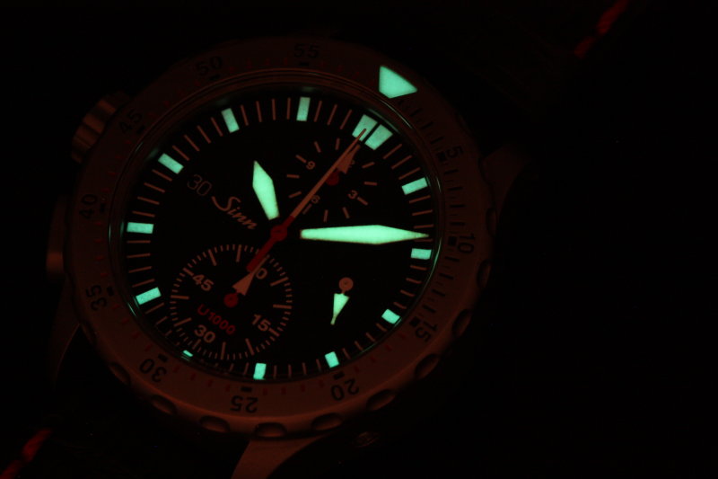 FS: SINN U1000 EZM6 1000m Tegimented Chronograph - SOLD!!!