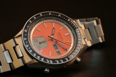 Seiko 6139 6040 Orange