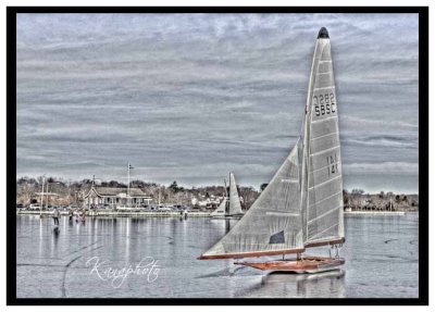 Bellport Yacht Club  and Iceboats View