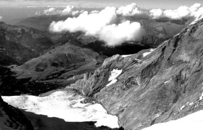 from top of Jungfrau