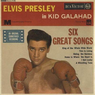 'Kid Galahad' ~ Elvis Presley (Vinyl Australian EP & Double Feature CD)