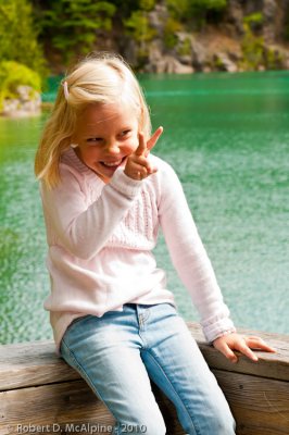 Julia at Pink Lake and The Children's Museum
