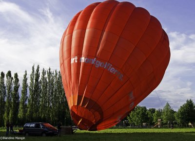 Baptme de l'air en montgolfire