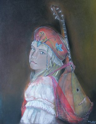 Russian Princess. In honor of my father and our favorite film with the balalika!