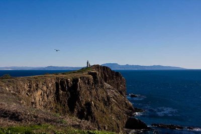 Anacapa Lighthouse & the So. California coastline