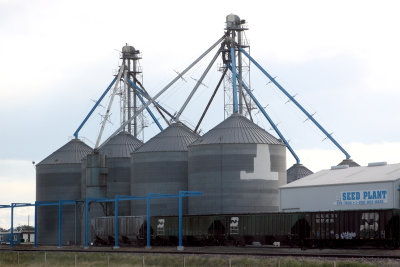 Grain Storage. Montana.