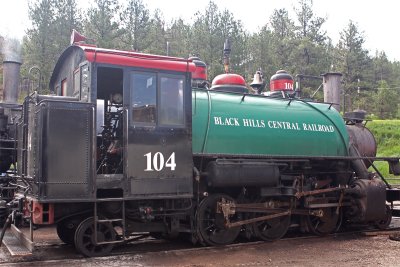 Engine No. 104. Black Hills Central RR.