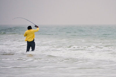 Fisherman in Yellow