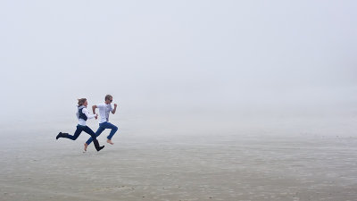 Foot Race in the Fog