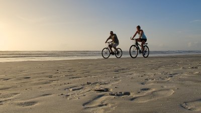 Two Bikes on the Beach