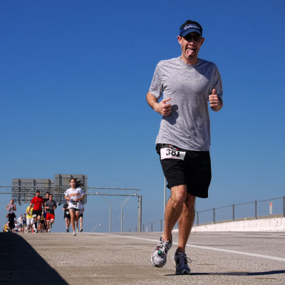 Runners Over the Acosta Bridge #2
