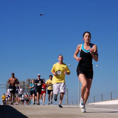 Runners Over the Acosta Bridge #3