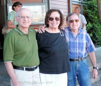 Marty, Dolores, Frank at the Entrance